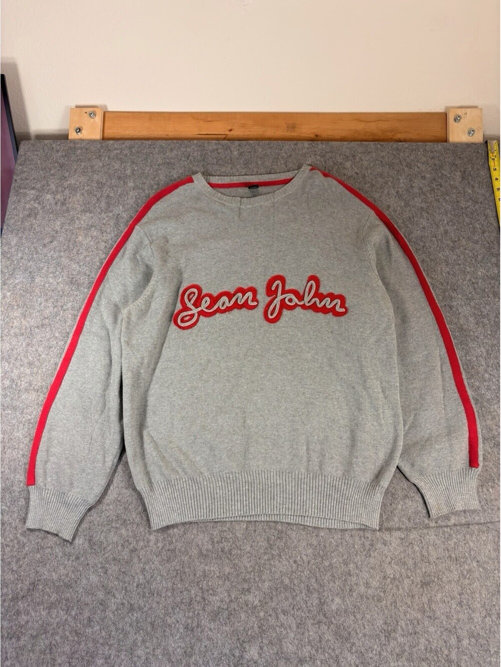 Sean John Knit Pullover Authentic Vintage Streetwear Size 2XL